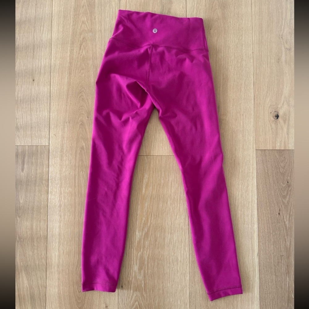 Lululemon Wunder Train High-Rise Tight 25" in Ripened Raspberry - Picture 6 of 8